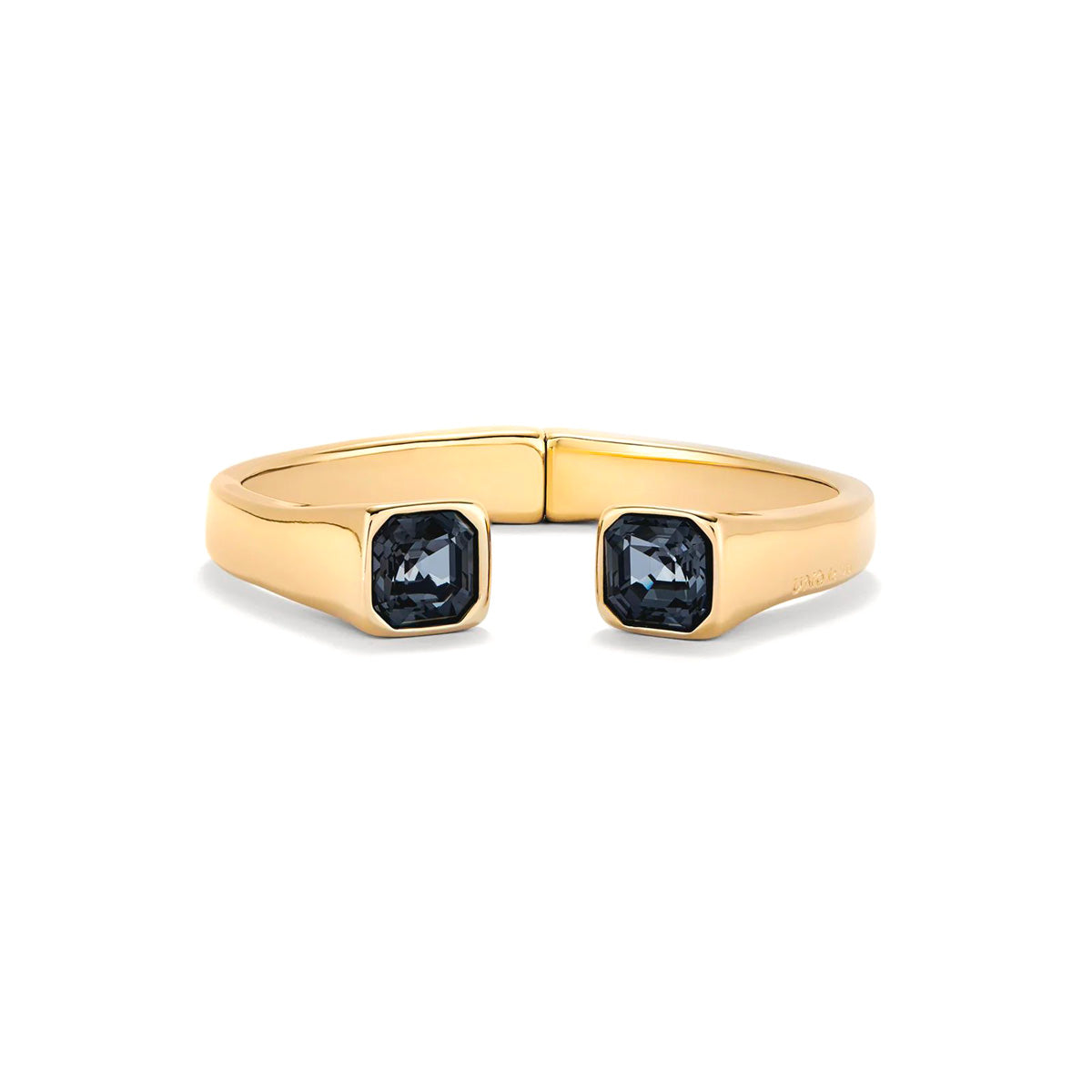 Bracciale rigido Oro e Cristalli Neri | UNOde50 | PUL2485NGRORO