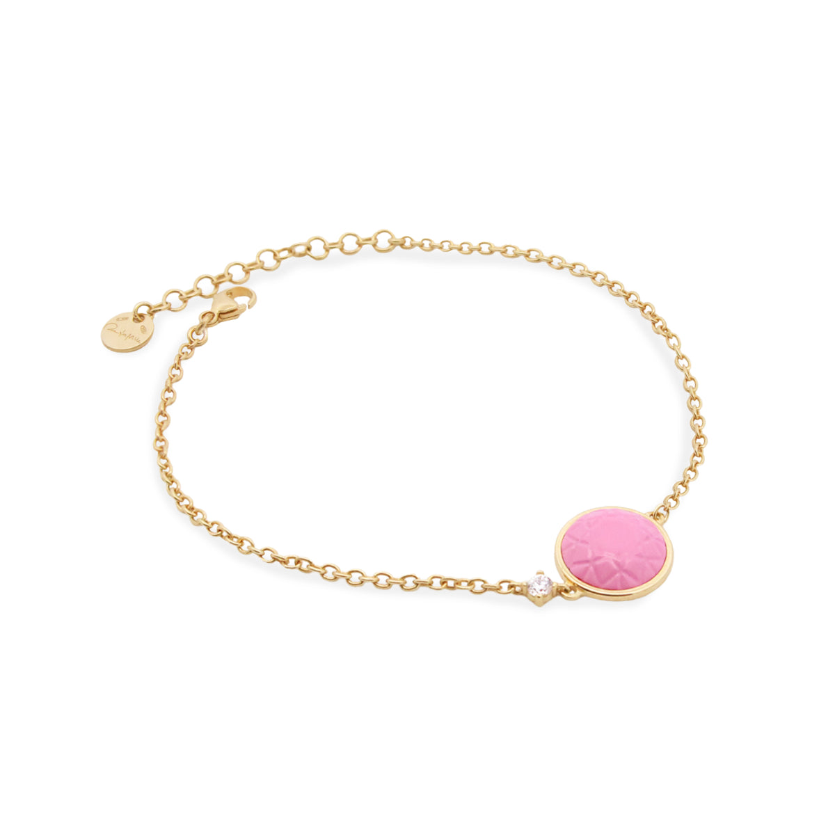 Bracciale con Cerchio Rosa Berry - BON BON Rue des Mille | BRZ-025 M1 TD R AU