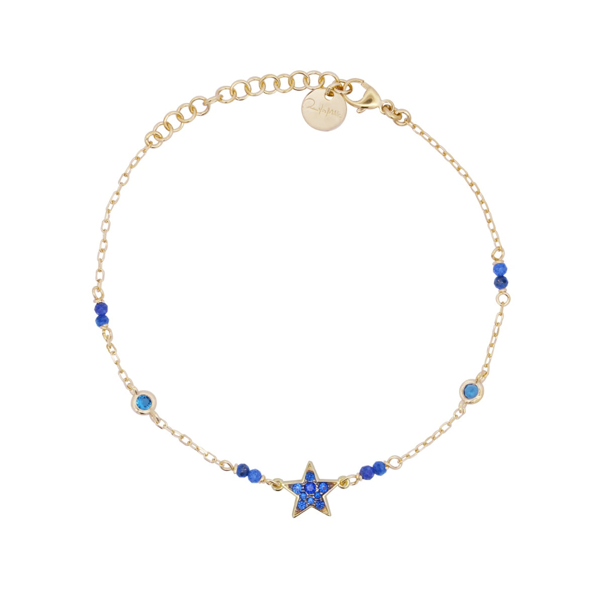 Bracciale ciondolo a stella colorato  - STARDUST TEN Rue des Mille