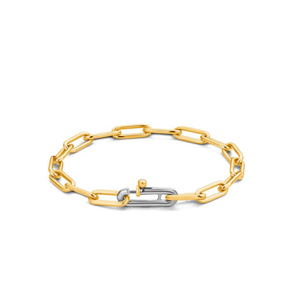 Bracciale a Maglie Allungate Dorate Ti Sento Milano | 2936SY