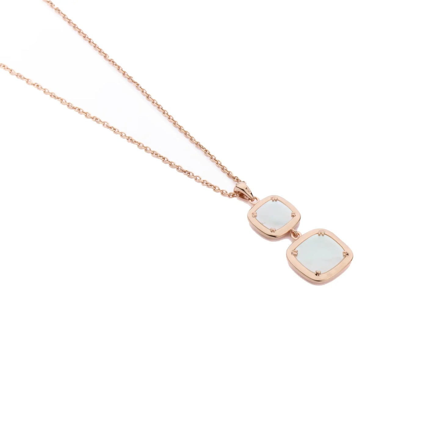 Collana Madì in Argento Rosé con Pendente in Madreperla | 3919400