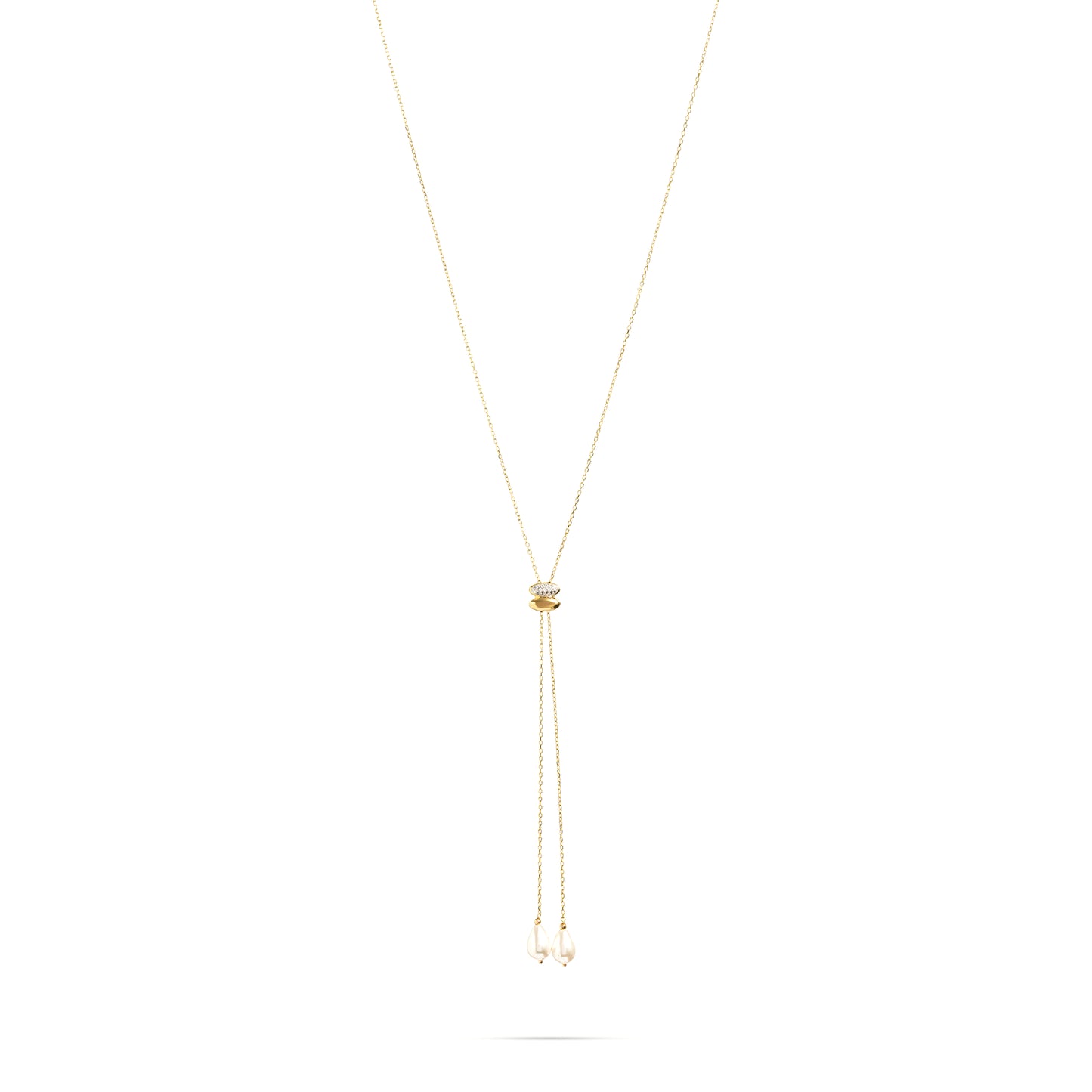 Collana saliscendi con Perla - ECLISSI Rue des Mille | GRZ-029 M3 B AU