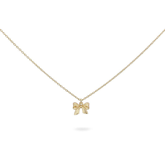 Girocollo con Fiocco in Oro Giallo - CANDY BOW Rue des Mille
