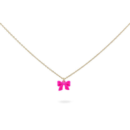Girocollo con Fiocco Fucsia - CANDY BOW Rue des Mille