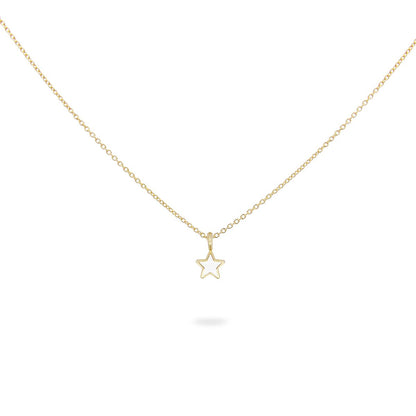 Girocollo Stella con Smalto Bianco - ColorFUN Rue des Mille | GR-023 1STE BI AU