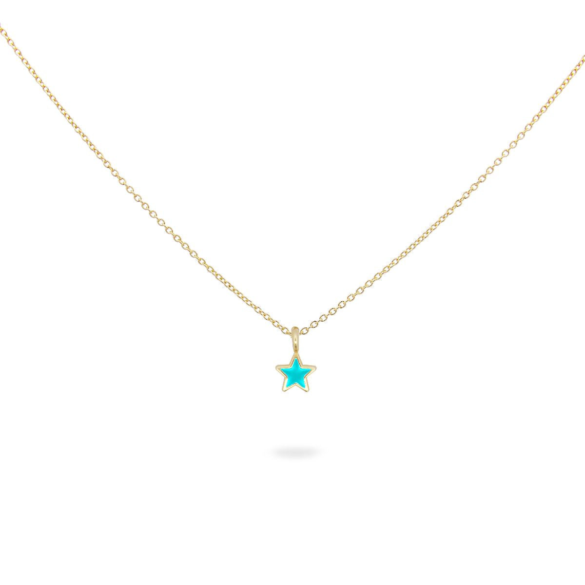 Girocollo Stella con Smalto Turchese - ColorFUN Rue des Mille | GR-023 1STE TU AU