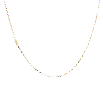 Girocollo base a maglia diamantata e placcata oro giallo - STARDUST TEN Rue des Mille