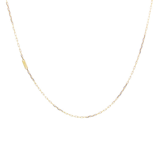 Girocollo base a maglia diamantata e placcata oro giallo - STARDUST TEN Rue des Mille