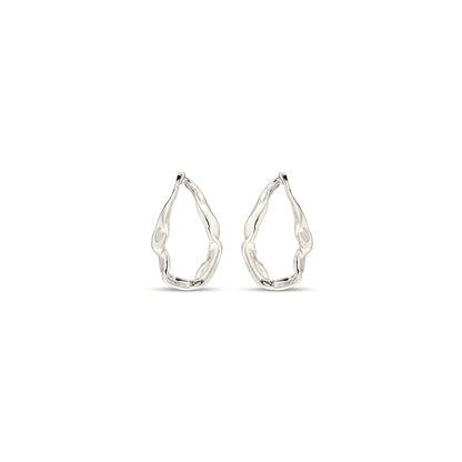 Orecchini a cerchio TIDE Argento | UNOde50