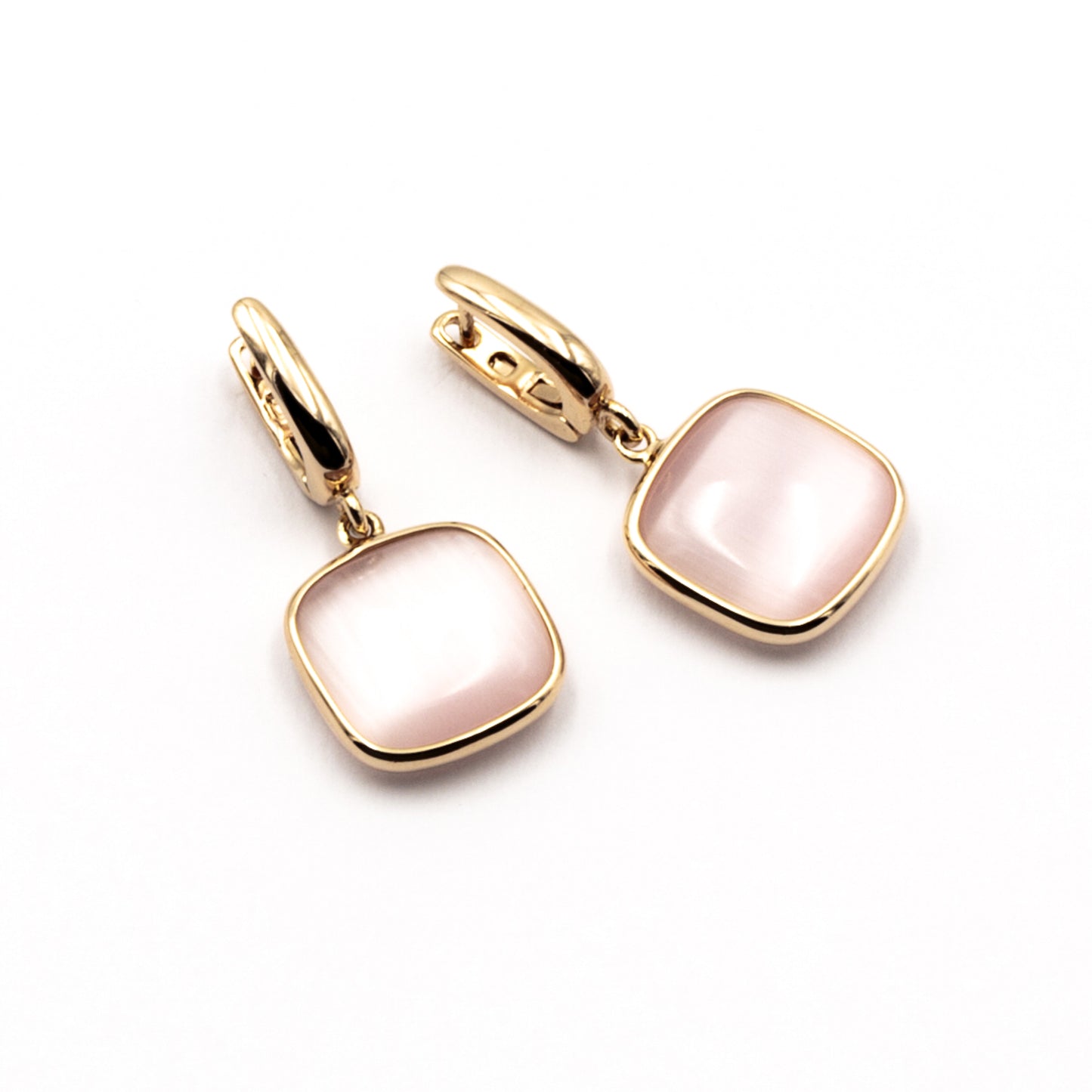 Orecchini Madì Classica Argento Rosé e Quarzo Rosa | FdM Easy