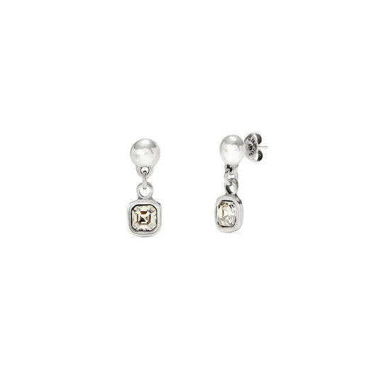Orecchini pendenti con Cristallo bianco | UNOde50 | PEN0998CRSMTL0U