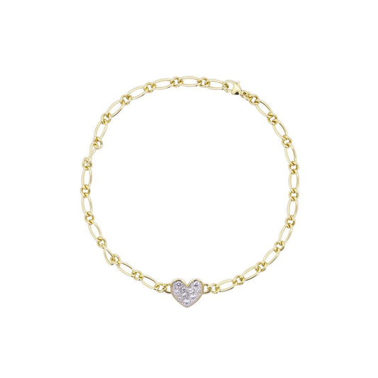 Bracciale catena cheval e Cuore Piccolo - SHAPES Rue des Mille | BRZ-020_M1 CUO AU