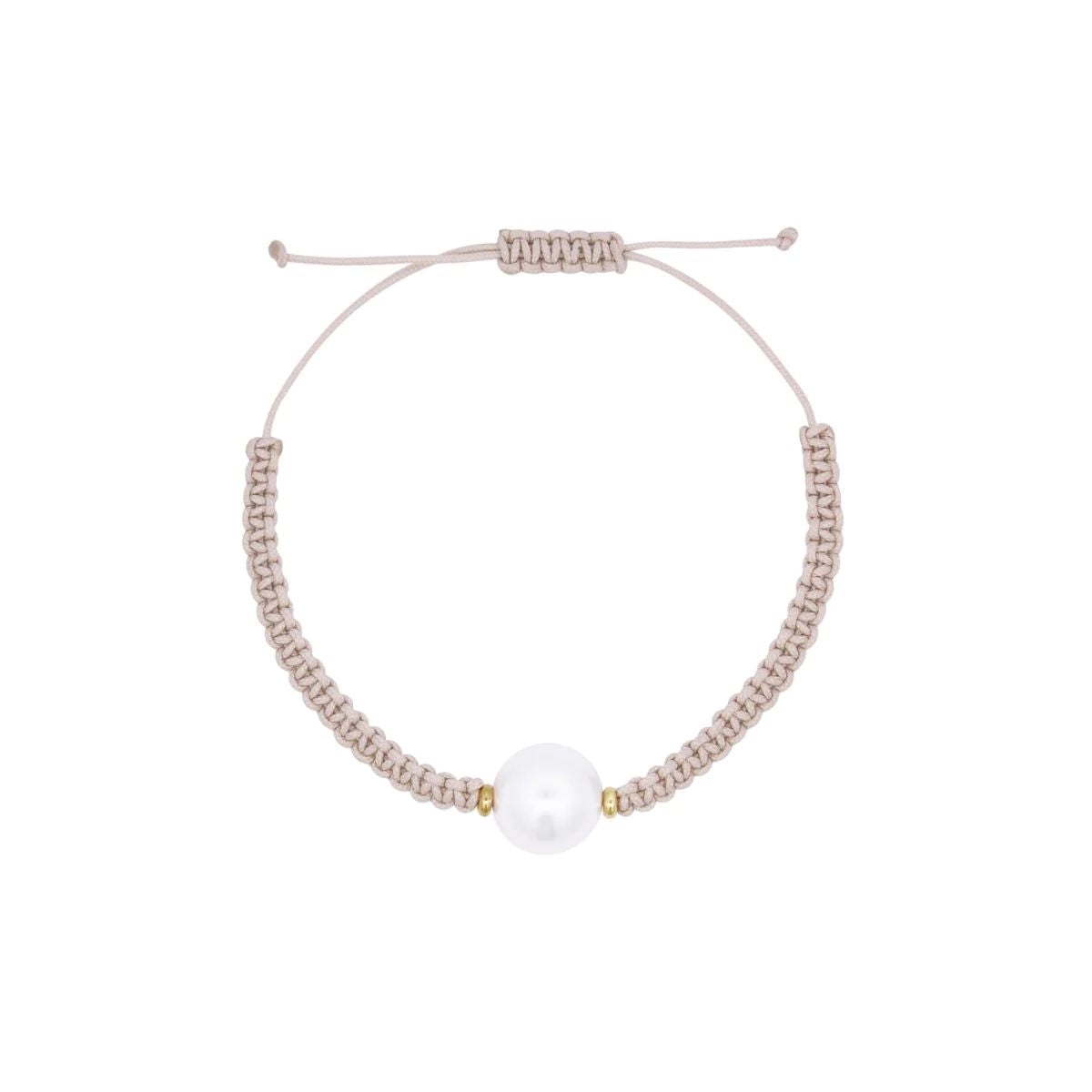 Bracciale Tessuto e Perla - WHITESIDE