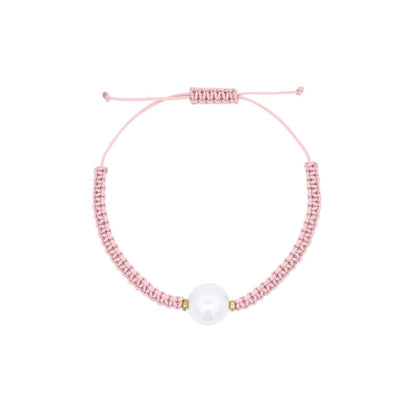 Bracciale Tessuto e Perla - WHITESIDE