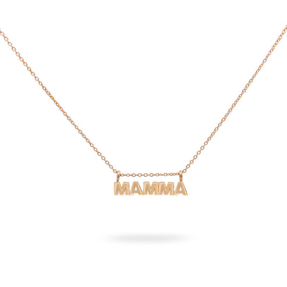 Girocollo con scritta MAMMA Oro Rosa | Festa della Mamma Rue des Mille