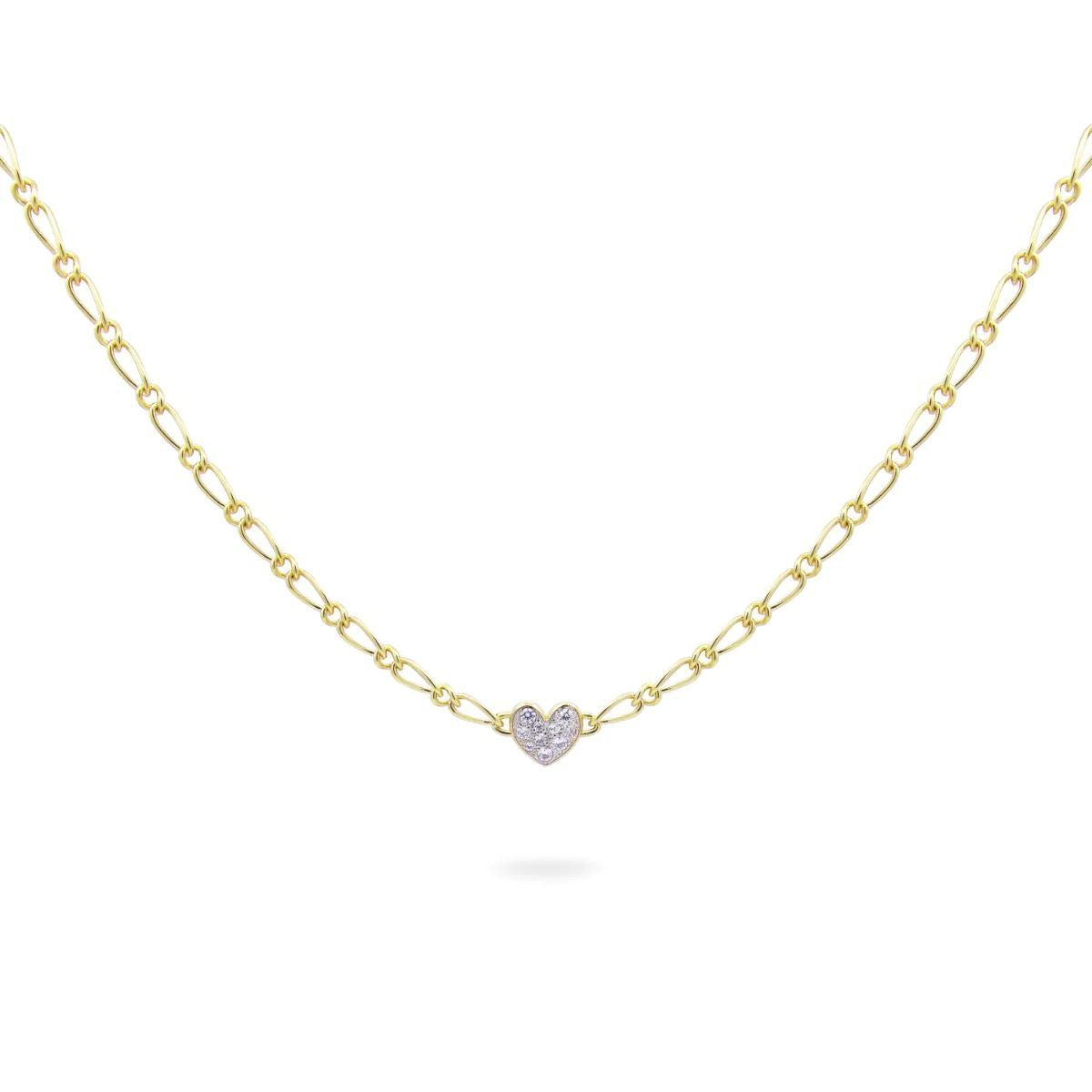 Girocollo catena cheval e Cuore Piccolo - SHAPES Rue des Mille | GRZ-020 M1 CUO AU