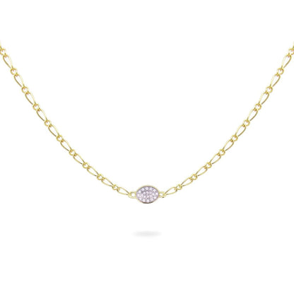 Girocollo catena cheval e Ovale Piccolo - SHAPES Rue des Mille | GRZ-020 M1 OV AU
