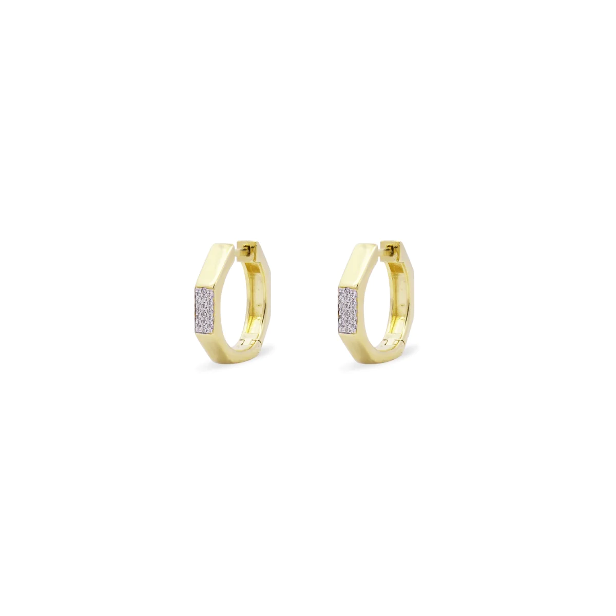 Orecchini a Cerchio Ottagono - SHAPES Rue des Mille | ORZ-020 M6 AU