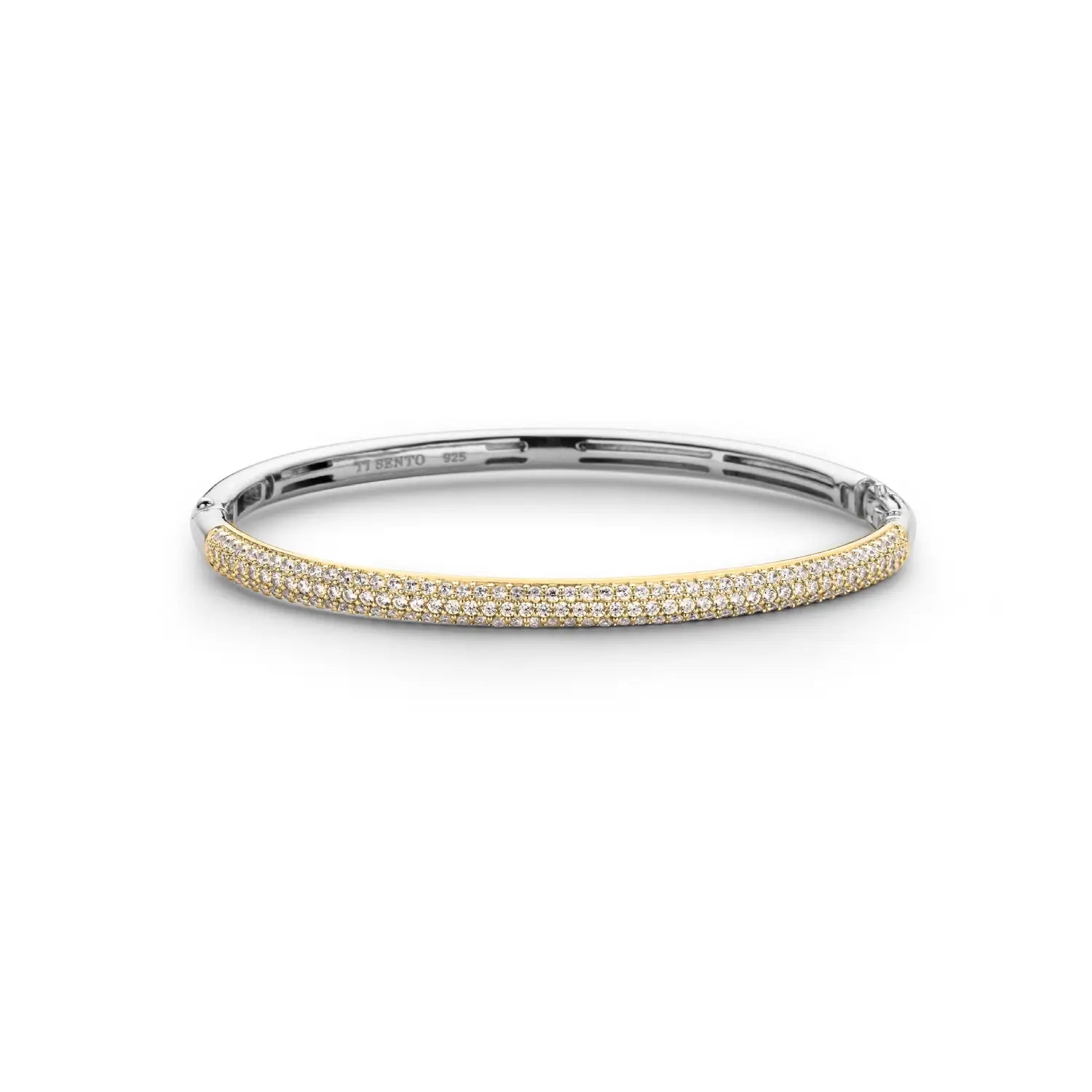 Bracciale Rigido Dorato con Zirconi Ti Sento Milano | 2874ZY