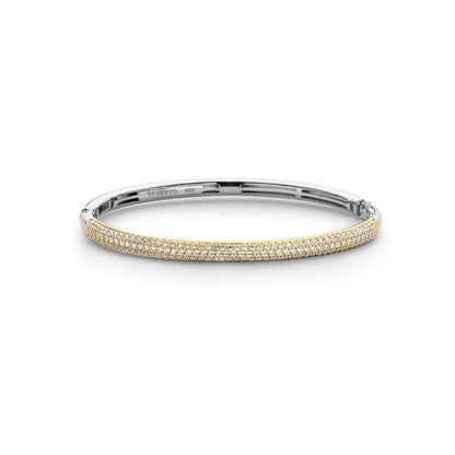 Bracciale Rigido Dorato con Zirconi Ti Sento Milano | 2874ZY