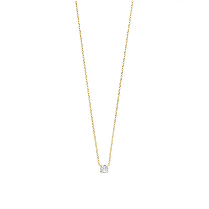 Collana Dorata con Zircone Punto Luce Ti Sento Milano | 3894ZY