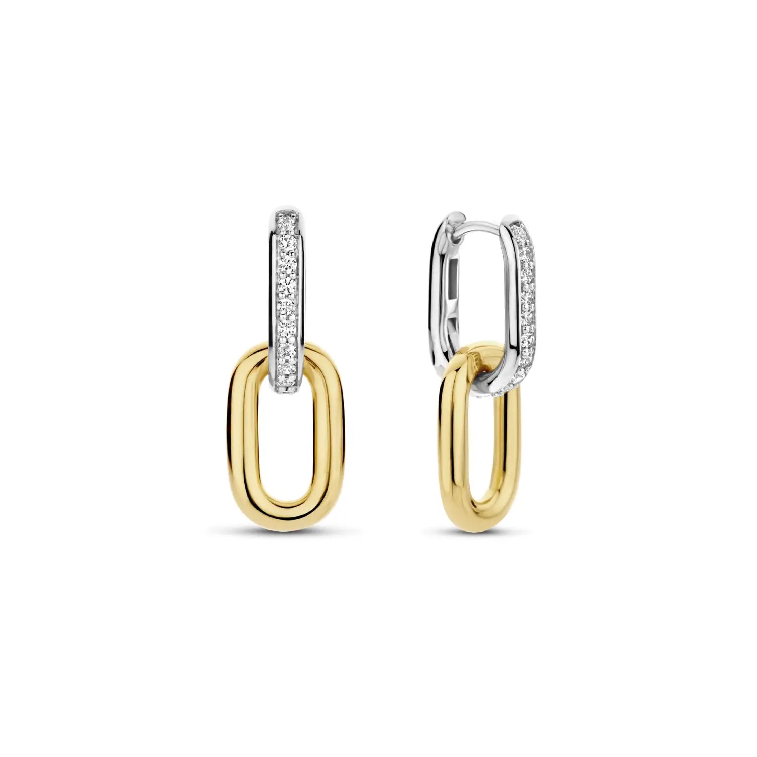 Orecchini a Catenella Pendenti con Zirconi Ti Sento Milano | 7831ZY