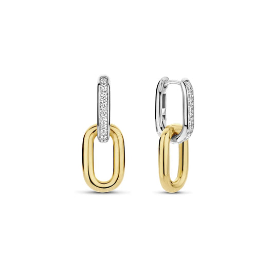 Orecchini a Catenella Pendenti con Zirconi Ti Sento Milano | 7831ZY