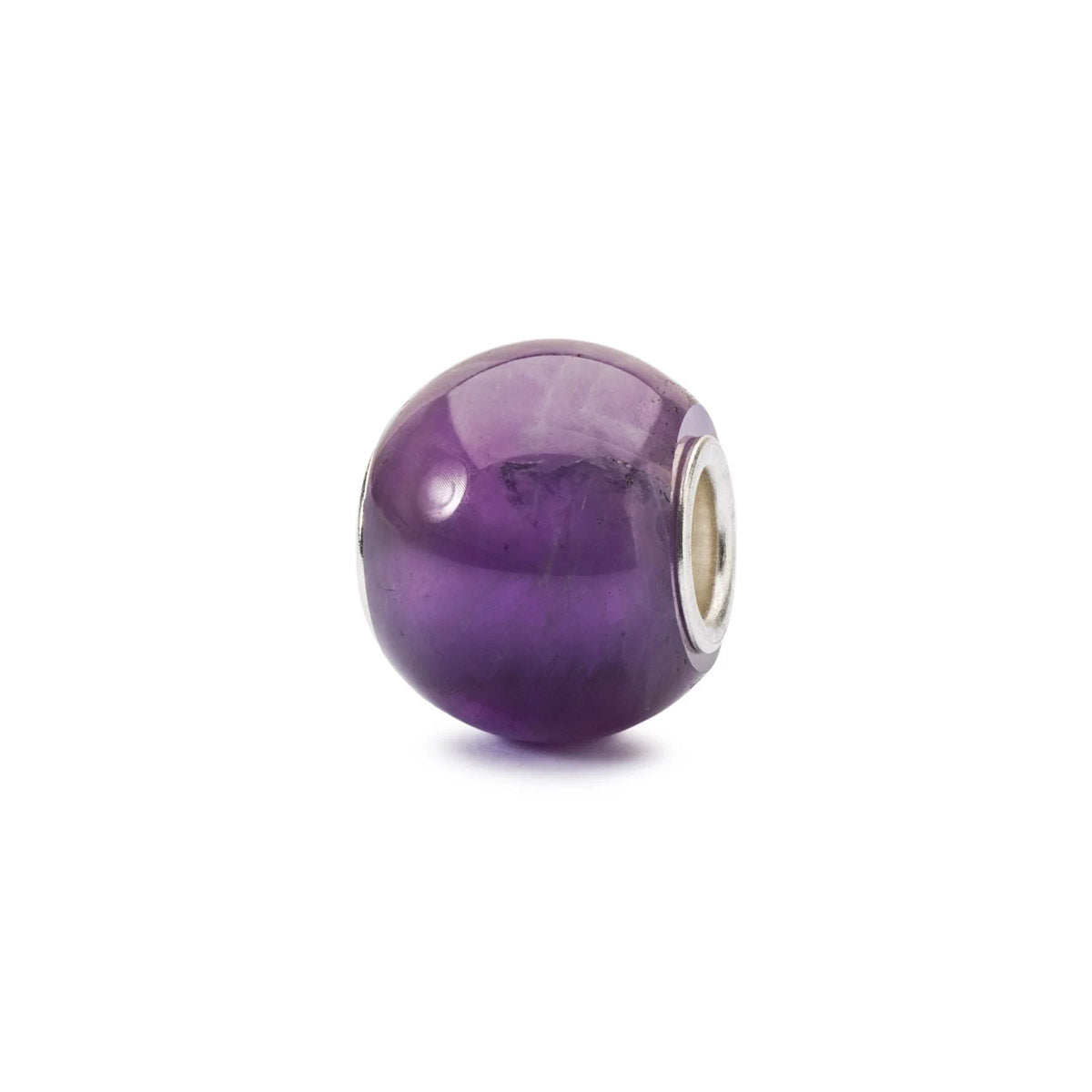 Ametista Rotondo Trollbeads| Pietra preziosa tonda di colore viola intenso | TSTBE-00025