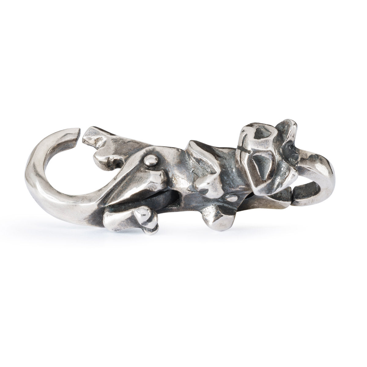 Chiusura Gattitudine Trollbeads | Chiusura con gatto realizzata a mano in argento 925. | TAGLO-00120