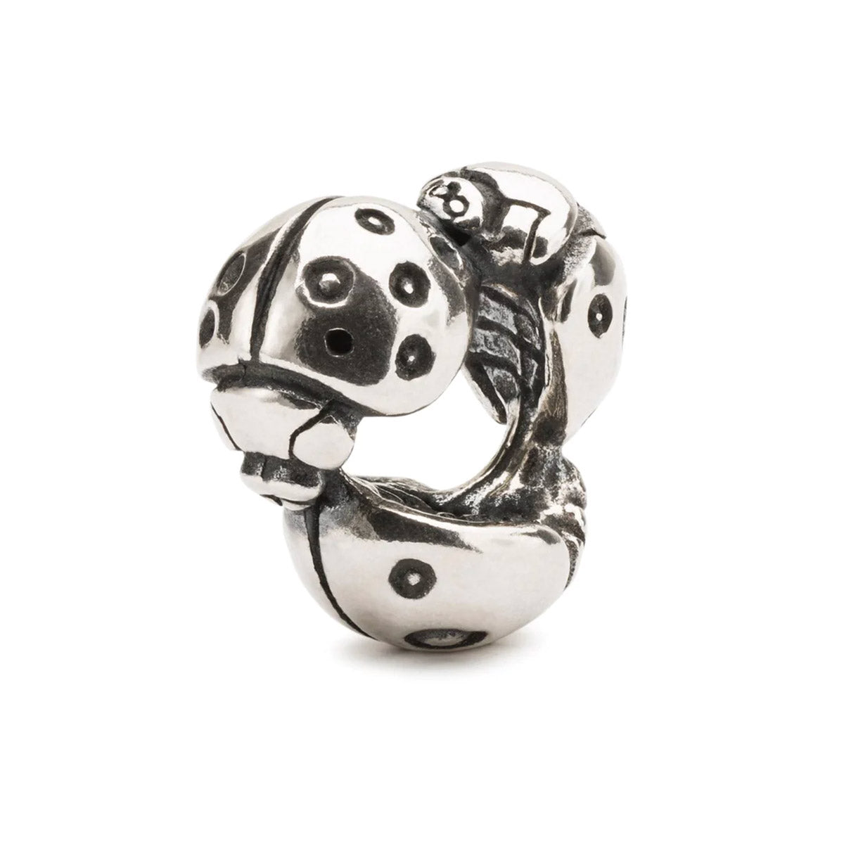 Coccinelle Trollbeads | Beads in argento, tondo formato da tre coccinelle | TAGBE-20213