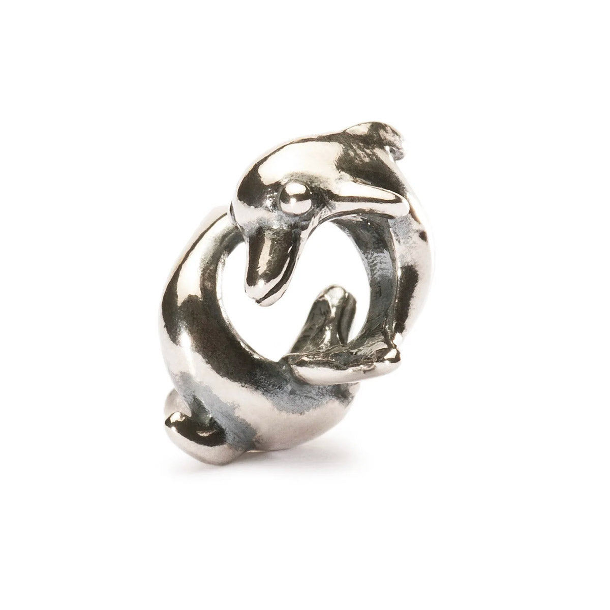 Delfini Giocosi Trollbeads | Beads in argento formato da due delfini | TAGBE-00233