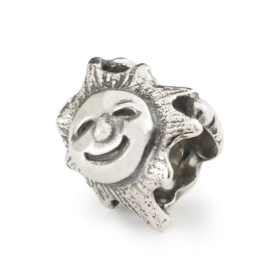 Il Mio Sole Trollbeads | Beads in argento a forma di sole sorridente | TAGBE-10281