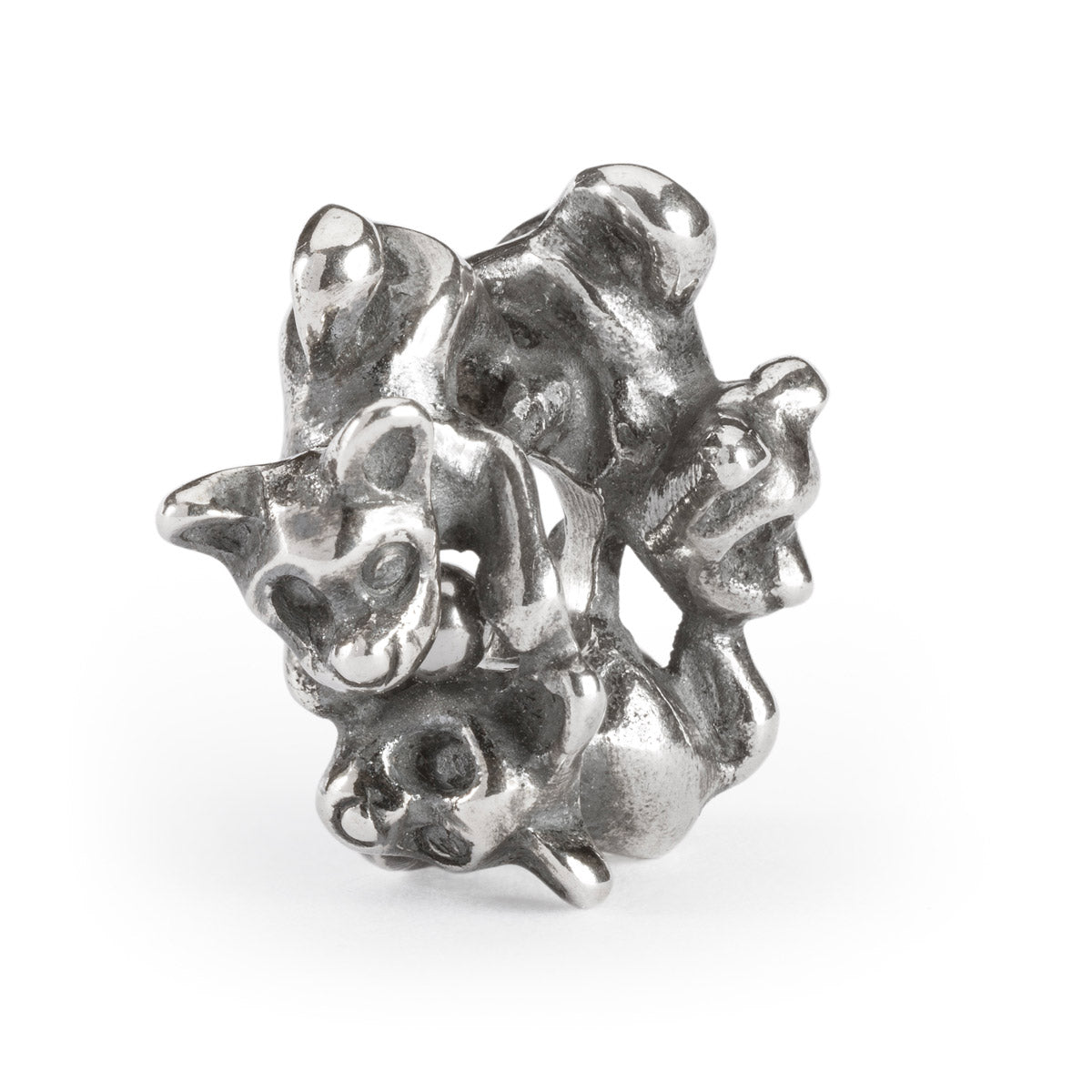 Insieme in Allegria Trollbeads | Beads con gattini giocherelloni in argento 925. | TAGBE-30196