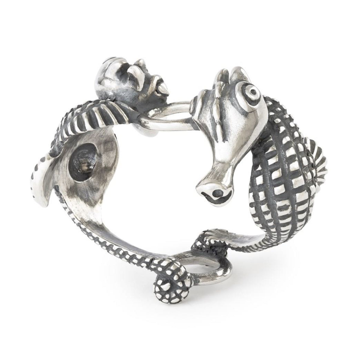 Pendente Guardiani del Mare Trollbeads | Pendente formato da due cavallucci marini che si abbracciano | TAGPE-00098
