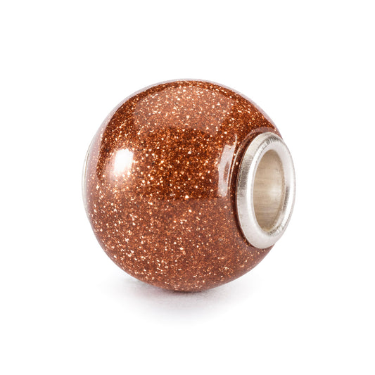 Riflesso del Deserto | Beads in vetro sferico color rame. | TGLBE-20396