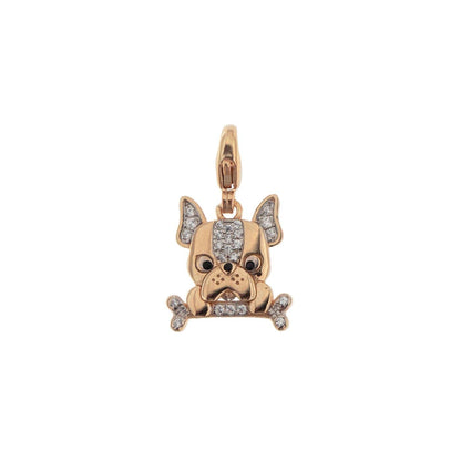 Ciondolo bulldog zirconi | Rue des Mille | CNZ-007 BULL - FdM Easy
