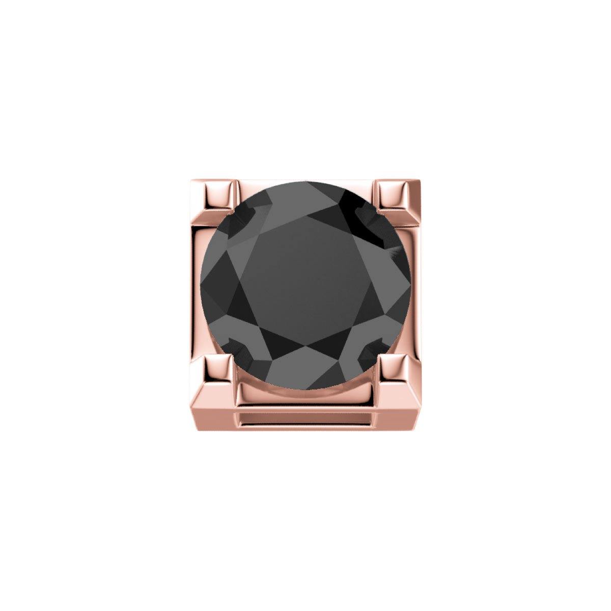DonnaOro: Griffe ELEMENTS Oro Rosa e Diamante Nero 0.05ct | DCHF3305.005