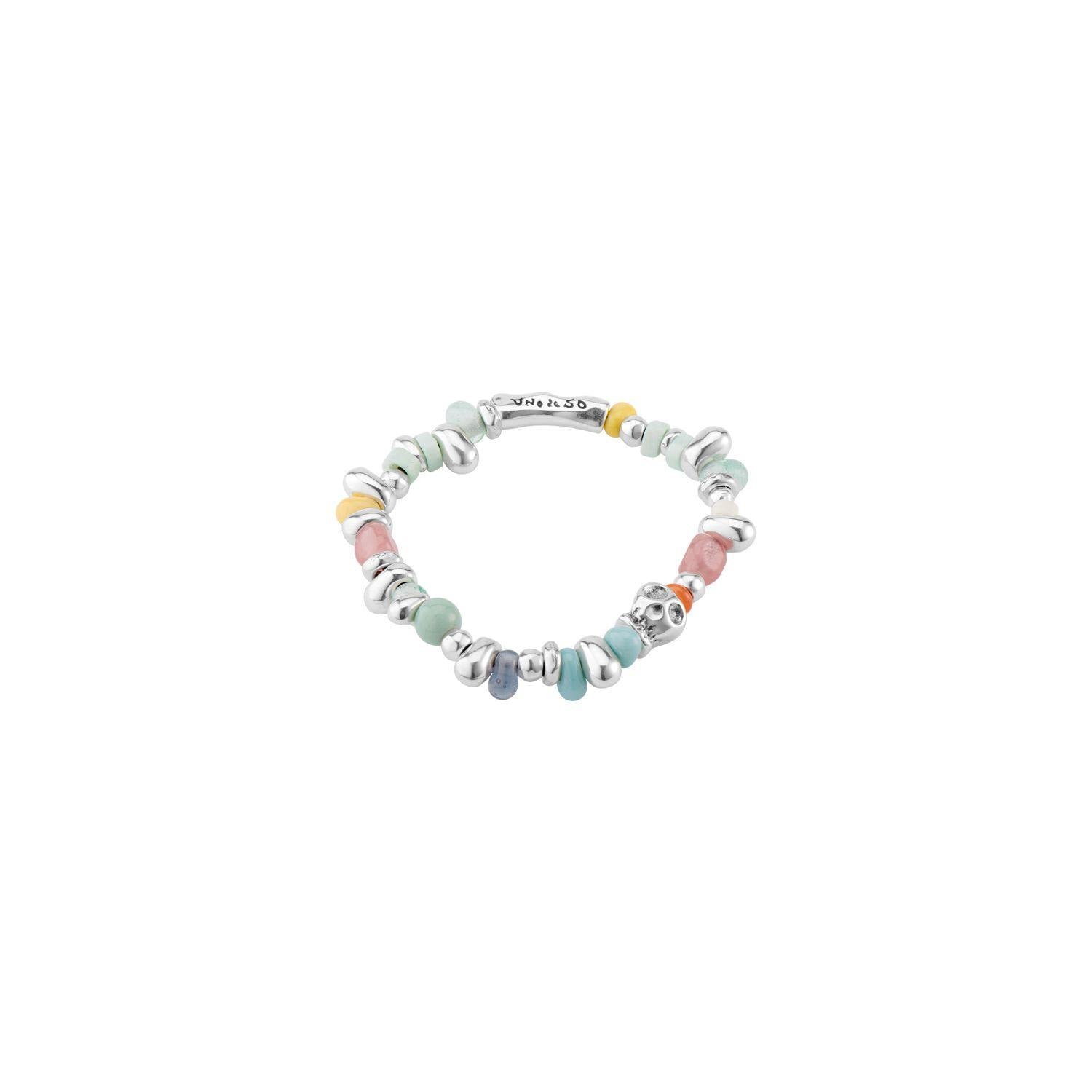 Bracciale elastico cristalli colorati  | UNOde50 | PUL1828MCLMTL0M - FdM Easy