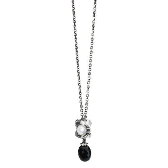 Collana d'argento con Onice | Trollbeads | TAGFA-00003 - FdM Easy
