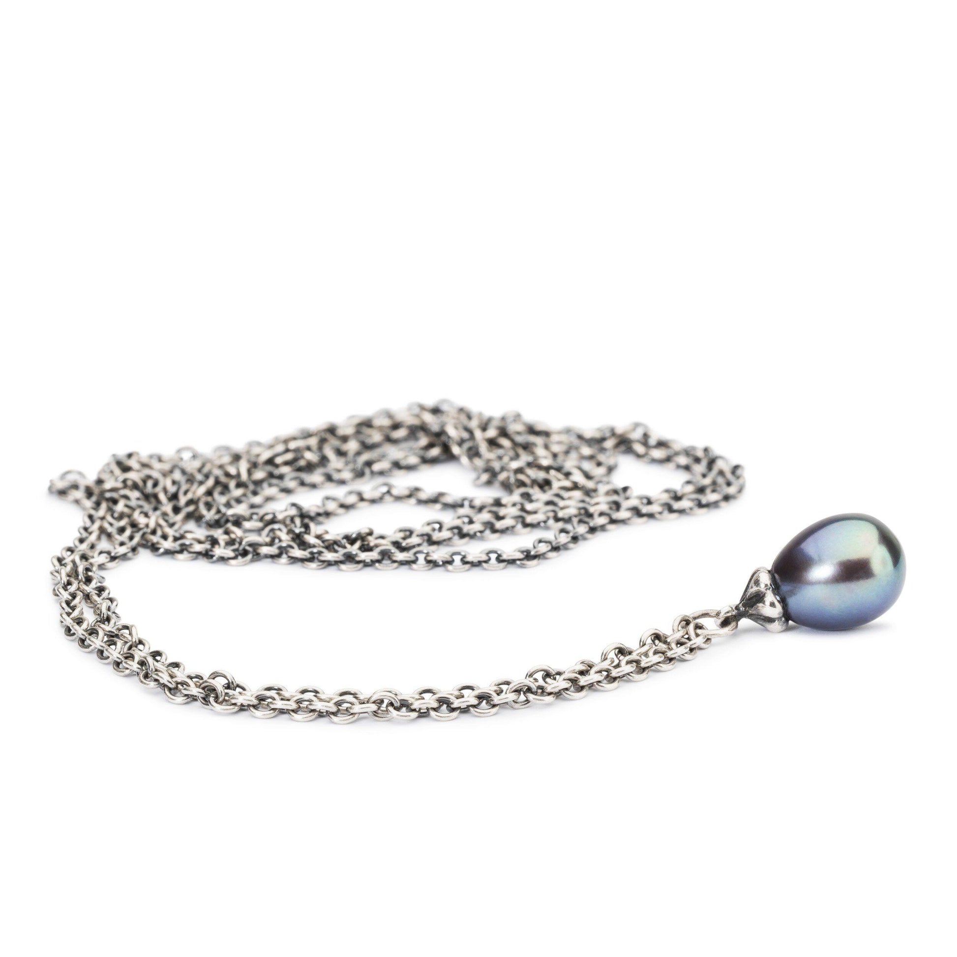 Collana d'argento con Perla Pavone | Trollbeads - FdM Easy