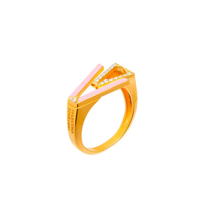 Anello MIA PINK by Valentina Ferragni Studio