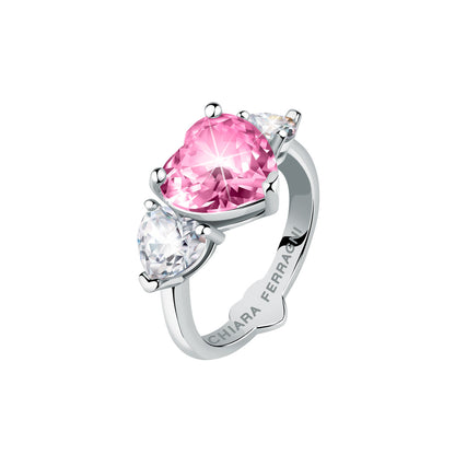 CHIARA FERRAGNI Gioielli | Anello Trilogy con Cuore rosa | J19AUV33