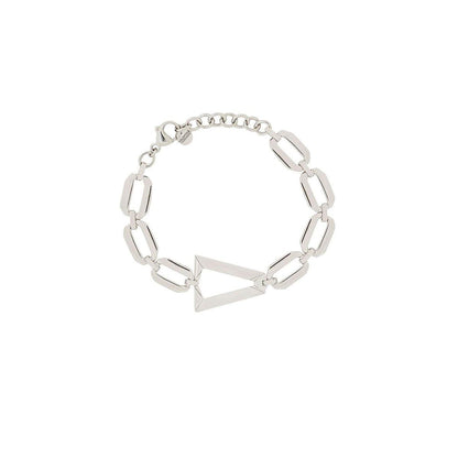 Valentina Ferragni Studio - Bracciale ALEX SILVER in Argento rodiato e Zirconi bianchi, DVF-BR-02