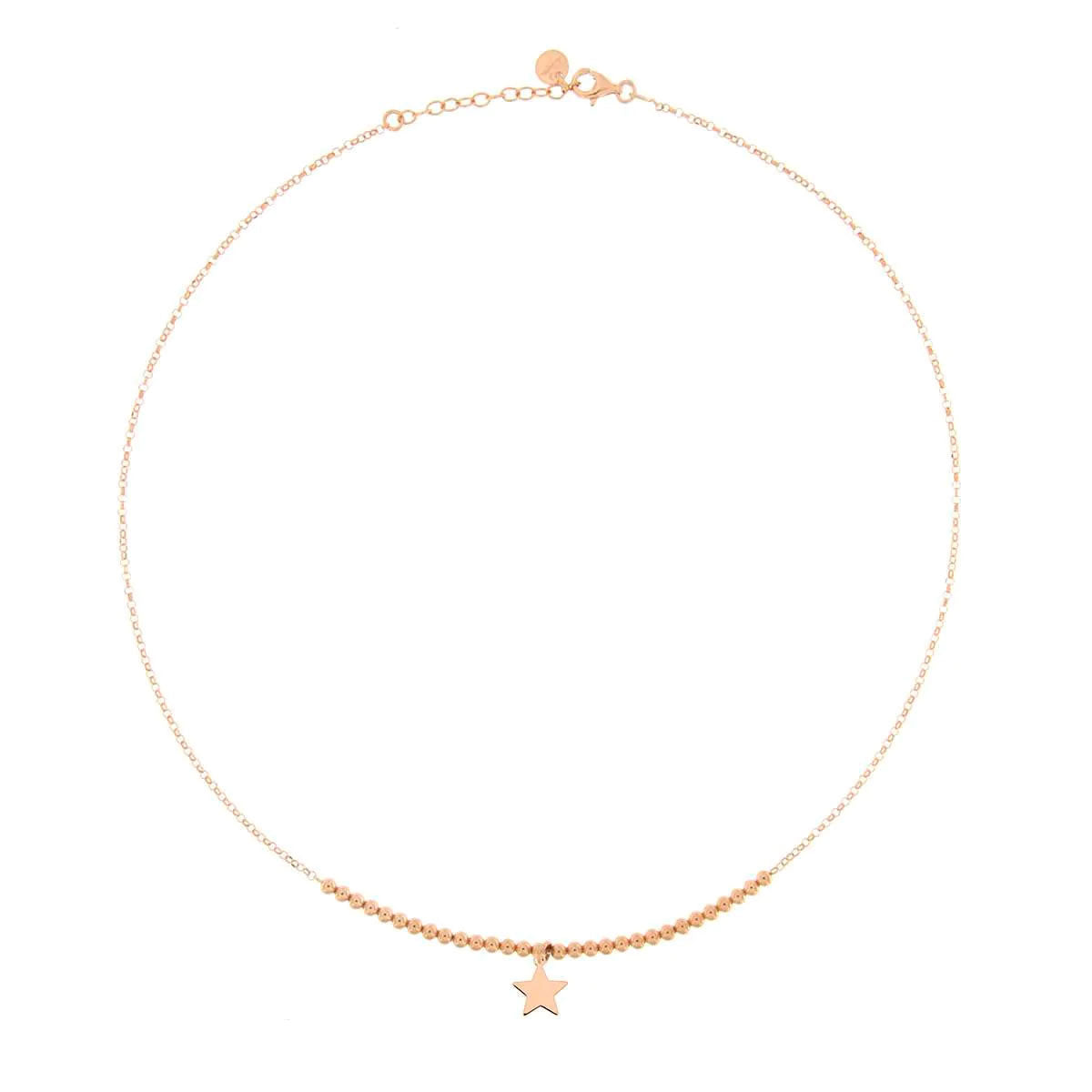 Rue des Mille - Girocollo Donna con ciondolo Stella, GR-1SOGG PL STE
