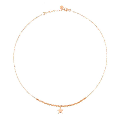 Rue des Mille - Girocollo Donna con ciondolo Stella, GR-1SOGG PL STE