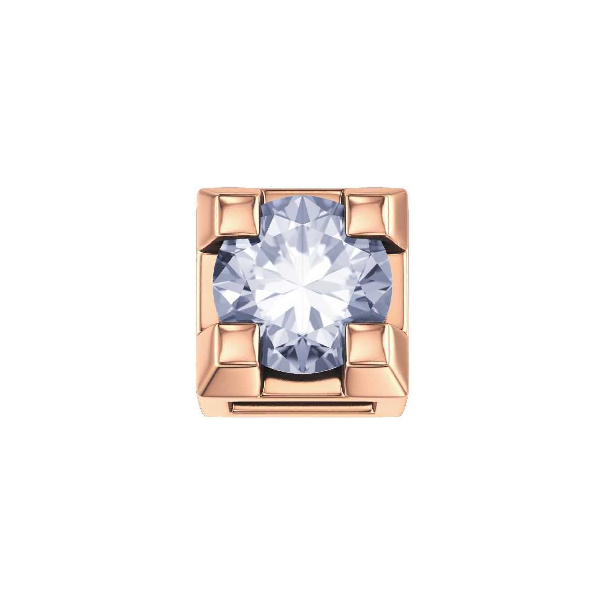 Griffe ELEMENTS Oro Rosa e Diamante 0.02ct | DCHF3304.002