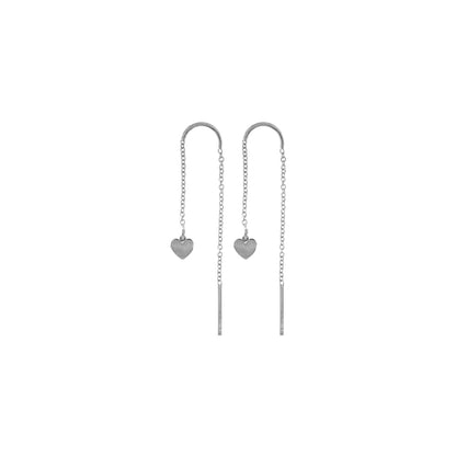 Orecchini catenella cuore | Rue des Mille | OR-002 CAT CUO