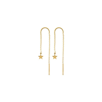 Orecchini catenella stella | Rue des Mille | OR-002 CAT STE