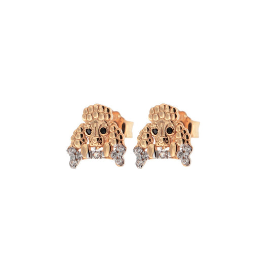 Rue des Mille - Orecchini da lobo con cagnolino Argento, ORZ-007 LOB 